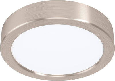 Lampe en saillie Eglo fueva 5 - LED - ø 16 cm - gris - dimmable
