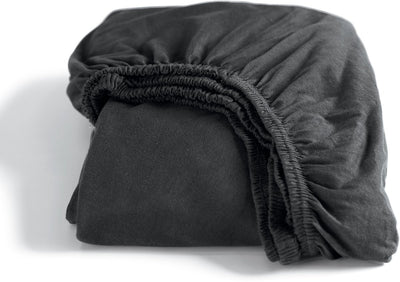 Cendrillon - drap-housse - hauteur de matelas jusqu'à 25 cm - jersey double - 180x220 200x200 - anthracite