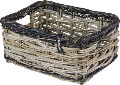 Panier de vélo de basilic Dijon petit noir gris