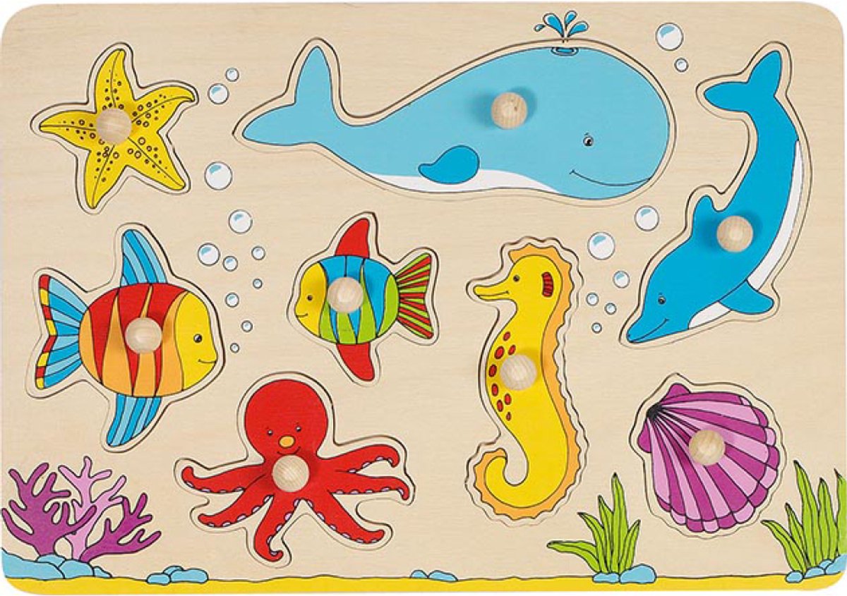 Goki Noppen Puzzle Underwater World, 8e.