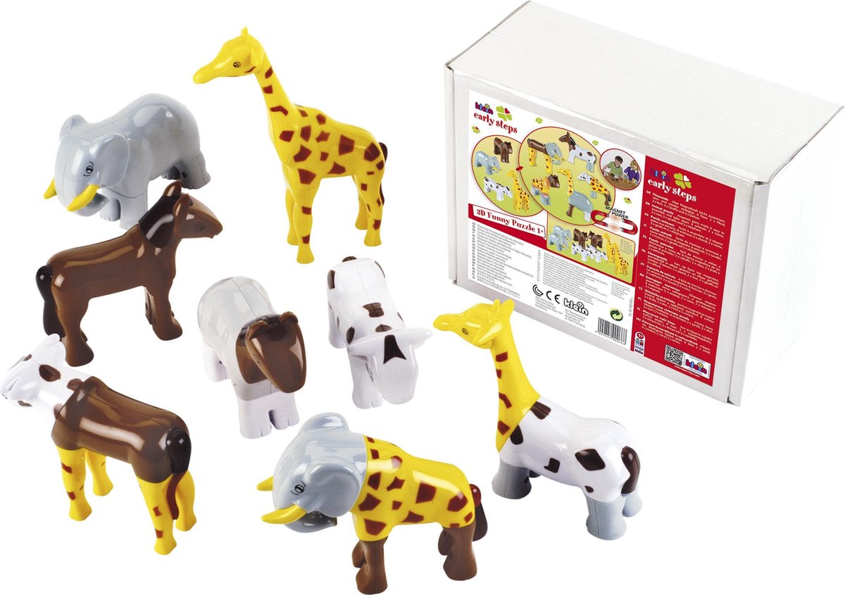 Theo klein drôle puzzle magnétique puzzle 8 animaux