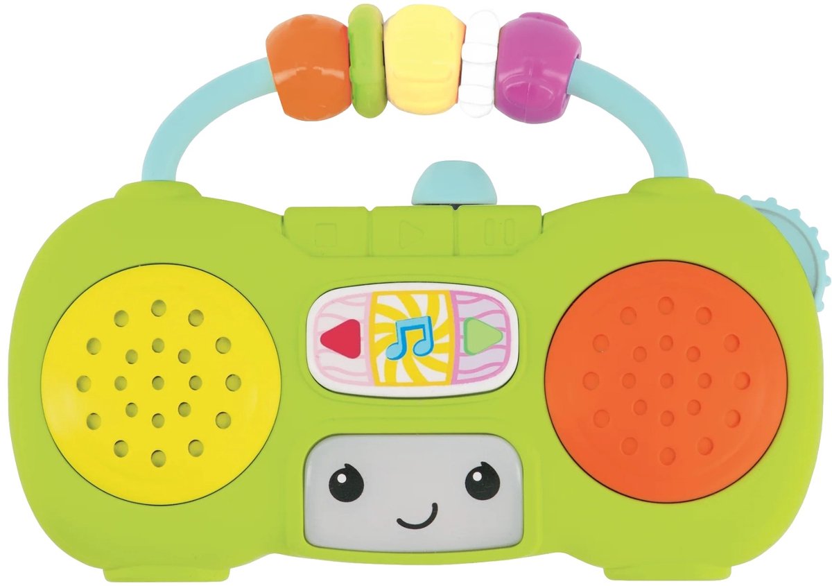 Infantino musique lumière semblant mini hochet boombox