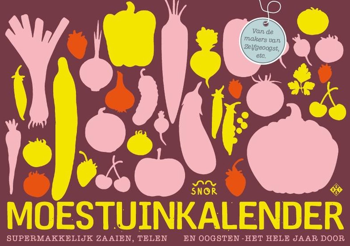 Sans marque sans marquer le calendrier du potager