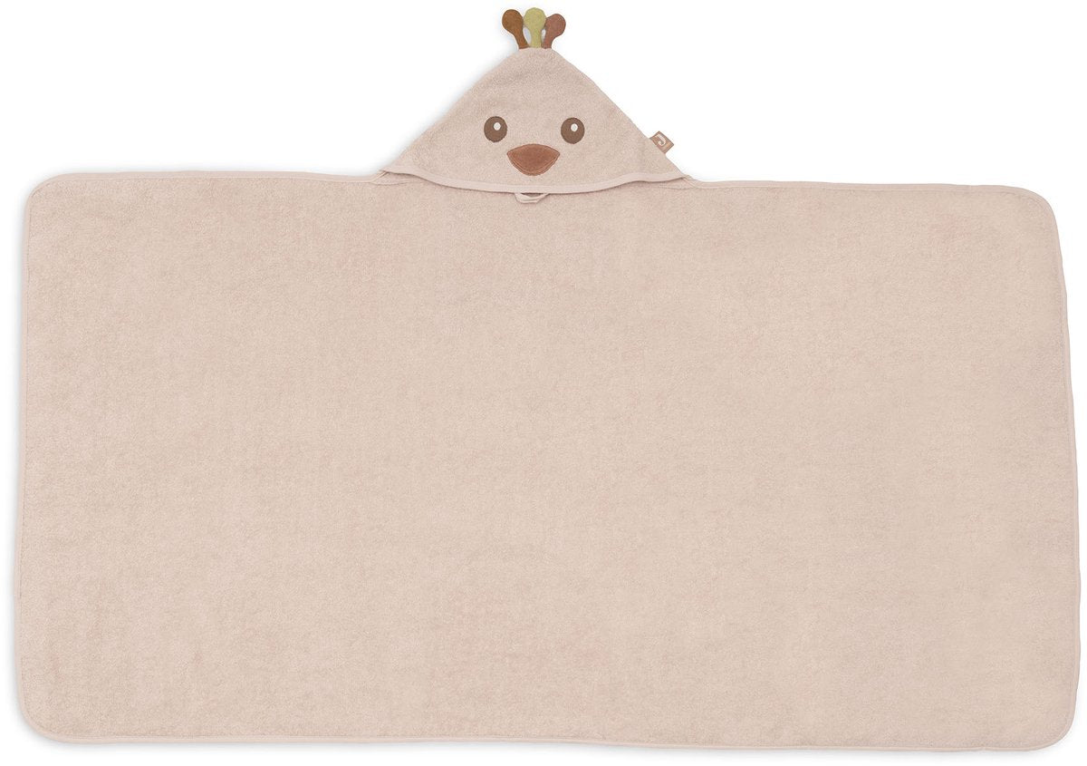 Jollein cape de bain éponge 70x130cm pavie paon