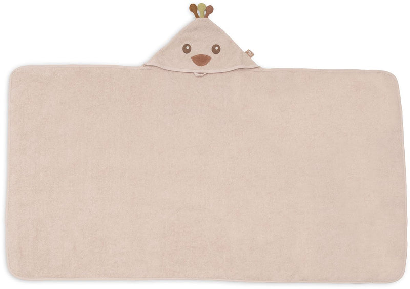 Jollein cape de bain éponge 70x130cm pavie paon