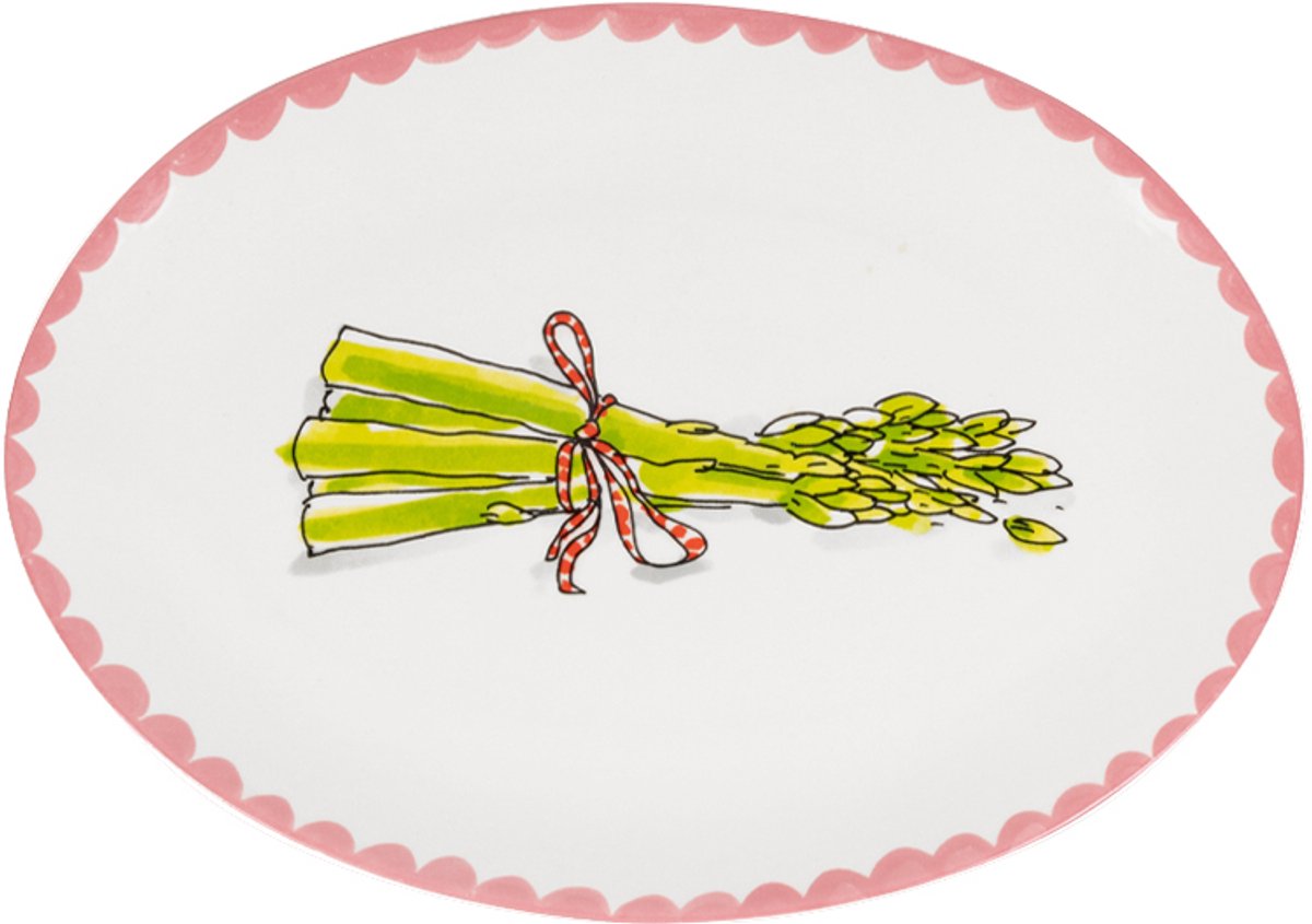 Blond Amsterdam, au quotidien : bol ovale 27 cm asperges