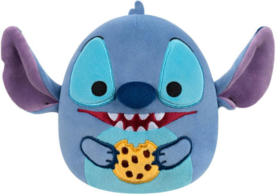 Squishmallows - disney - biscuit aux pépites de chocolat Stitch mangeant - peluche 25cm