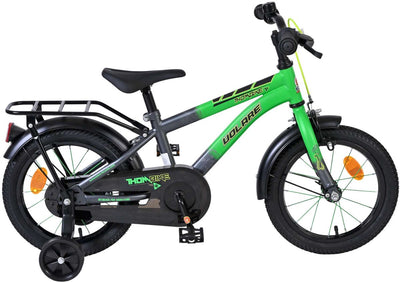 Vélo enfant Volare Thombike - garçons - 14 pouces - vert gris