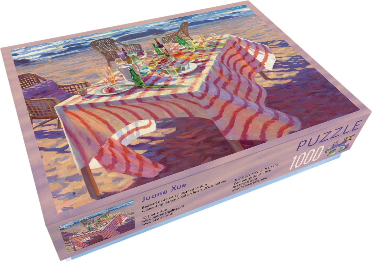 Bekking blitz - puzzle - 1 000 pièces - art - baigné de soleil - été - plage - dresser la table - juane xue