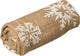 Nature - housse jute h100x ø75cm - l motif hiver - housse protection plantes antigel