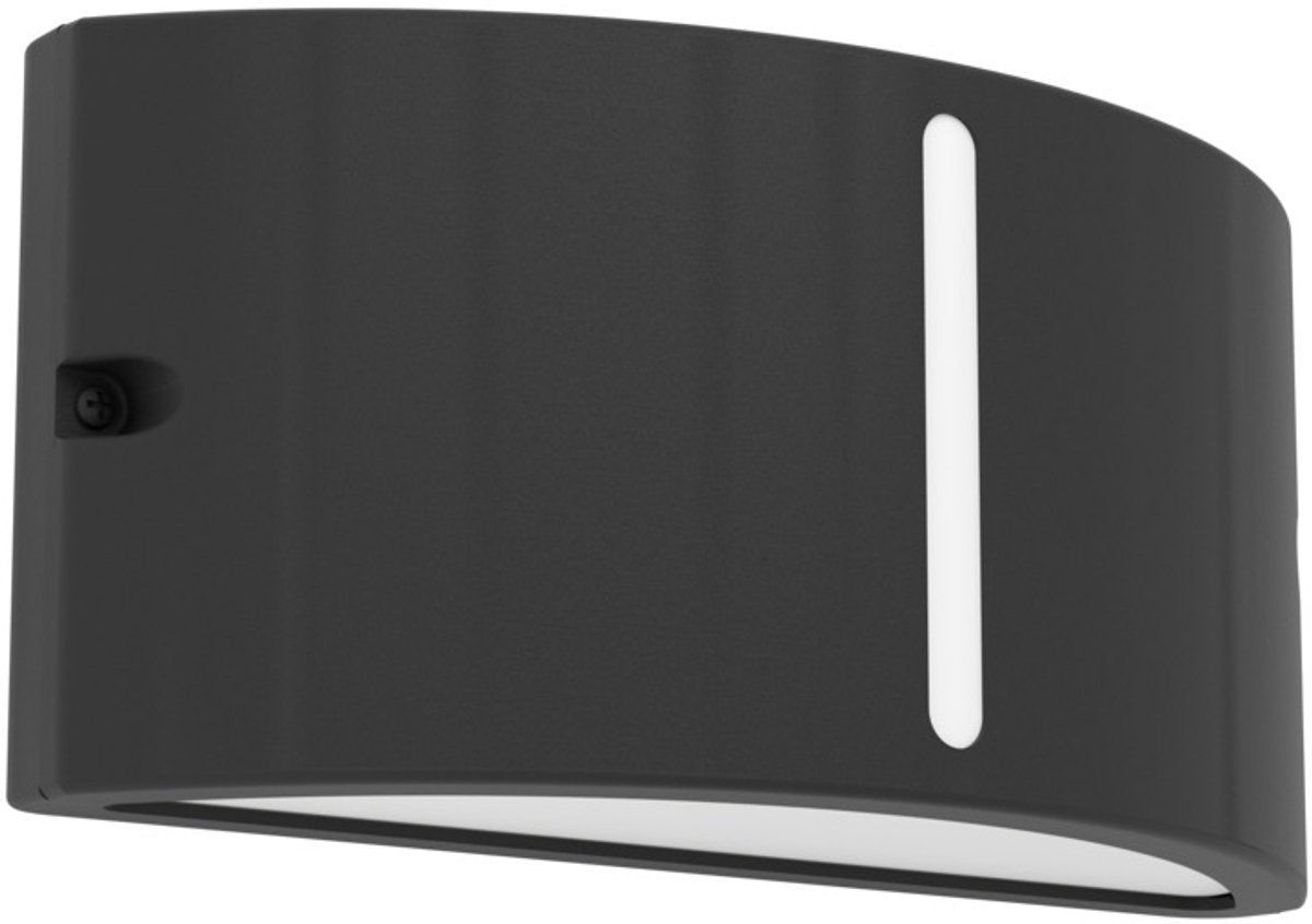 Applique d'extérieur Eglo poggiarello - e14 - 22 cm - noir