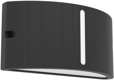 Applique d'extérieur Eglo poggiarello - e14 - 22 cm - noir