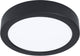 Lampe en saillie Eglo fueva 5 - LED - ø 16 cm - noir - dimmable