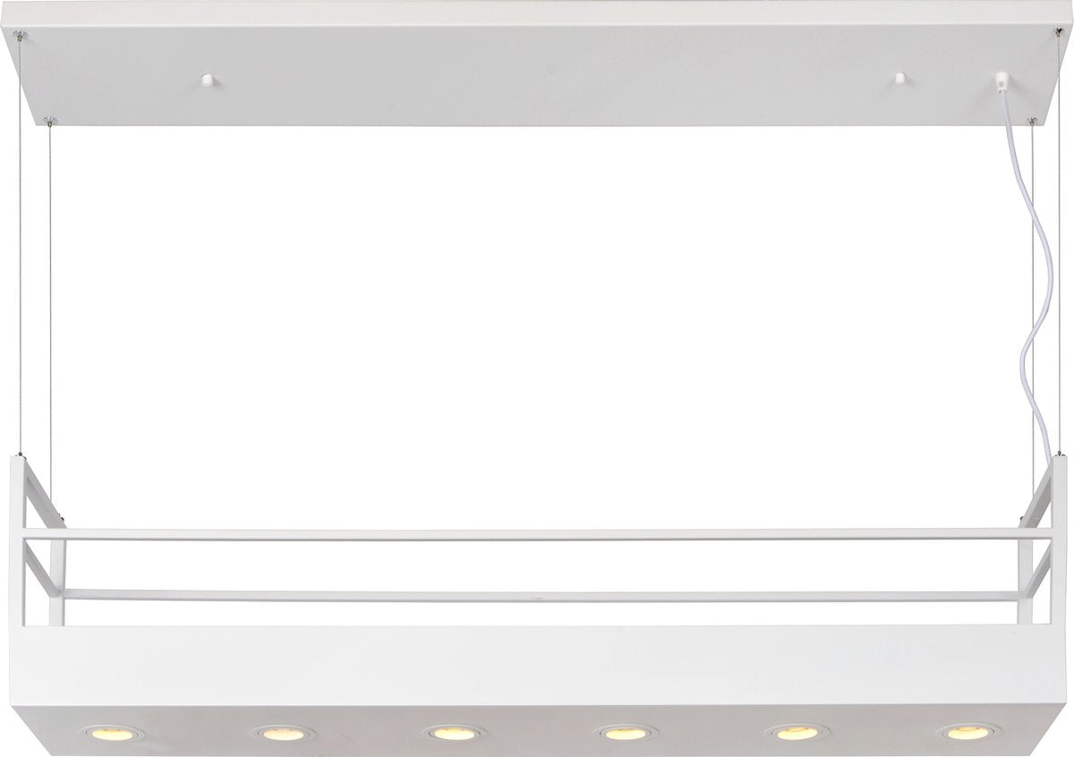 Lucide miravelle - lampe suspendue - 6xgu10 - blanc