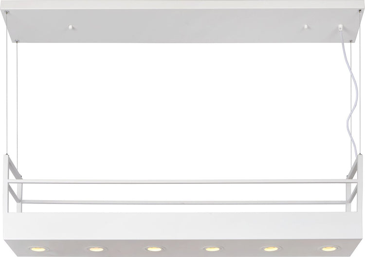 Lucide miravelle - lampe suspendue - 6xgu10 - blanc