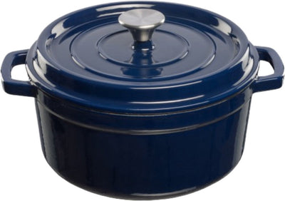 Grand feu - cocotte en fonte émaillée - 3,5 ltr. - bleu