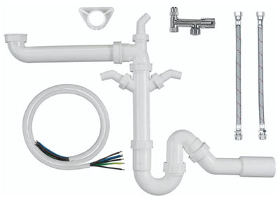 Schütte set de raccordement de cuisine 11 - blanc