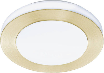 Plafonnier Eglo led carpi - led - ø 30 cm - blanc or