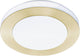 Plafonnier Eglo led carpi - led - ø 30 cm - blanc or