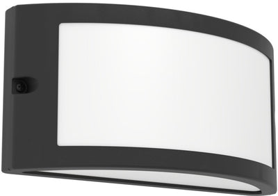 Applique d'extérieur Eglo poggiarello - e14 - 22 cm - noir