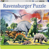 Puzzle de Ravensburger entre les pièces de dinos 100 xxl