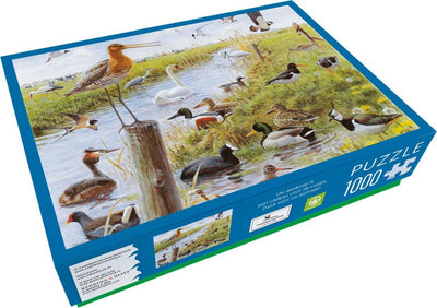 Bekking blitz - puzzle - 1 000 pièces - art - oiseaux des prés - elwin van der kolk - protection des oiseaux Pays-Bas
