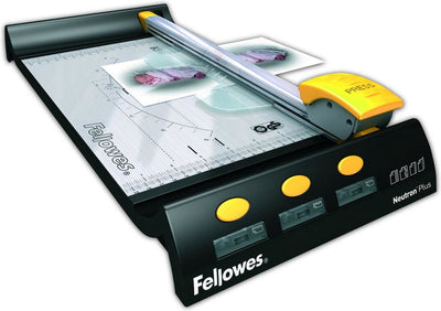 Coupe-papier Fellowes - neutron plus - a4 - 10 feuilles - 320 mm - noir