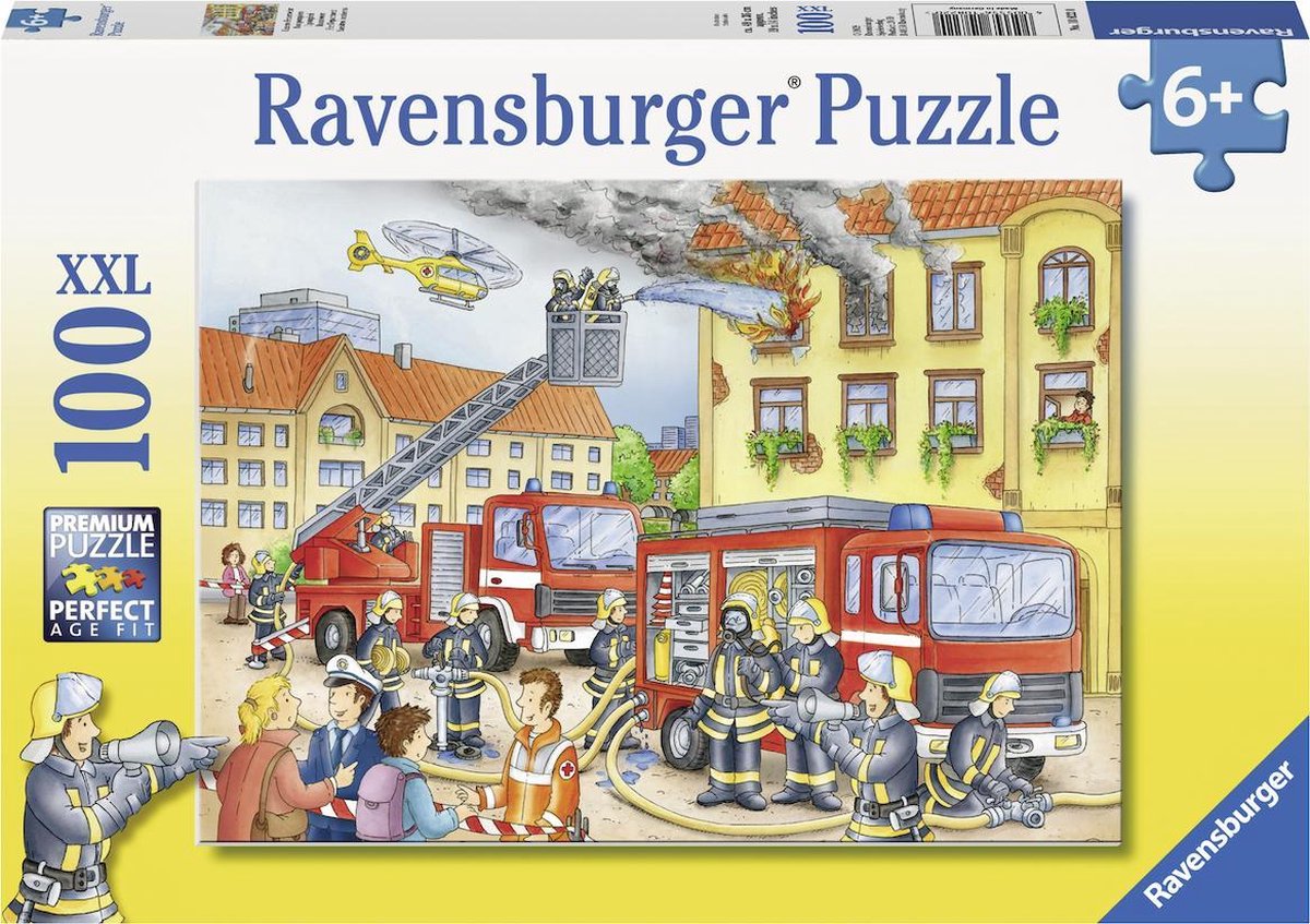 Ravensburger puzzle pompiers - puzzle - 100 pièces