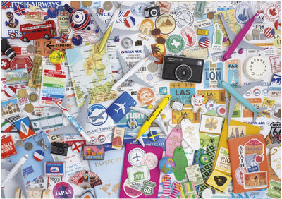 Collage de voyage Educa - 1 000 pièces.
