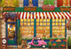Puzzle Educa - 4000 pièces - librairie vintage -