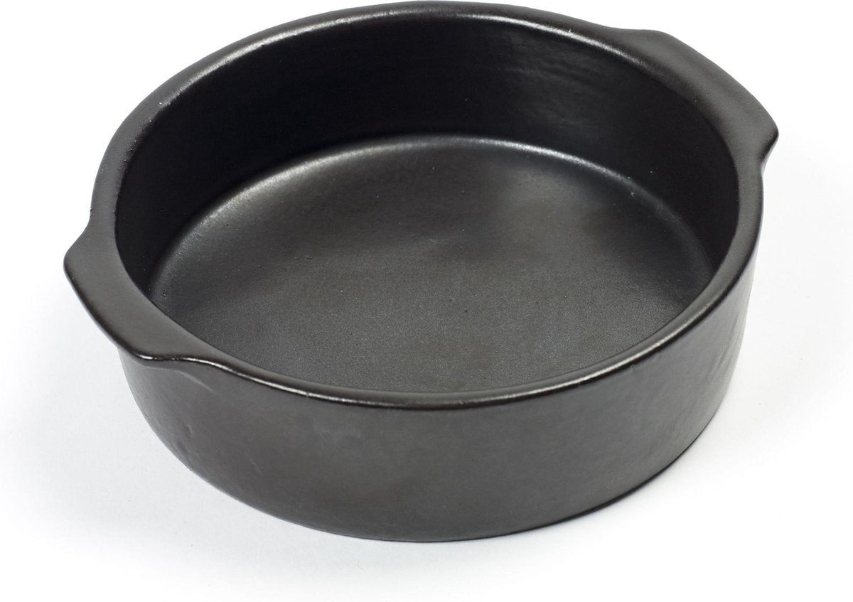 Serax - pascale naessens pure - plat de service au four s - noir - 16 ø