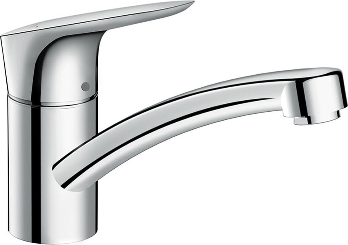 Mitigeur de cuisine Hansgrohe Logis 120 - bec pivotant - chrome