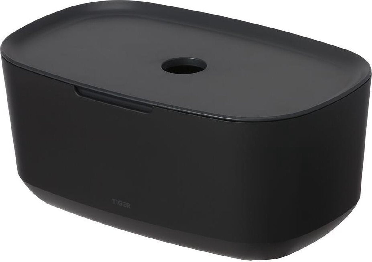 Tiger tess - boîte de rangement avec couvercle - noir anthracite