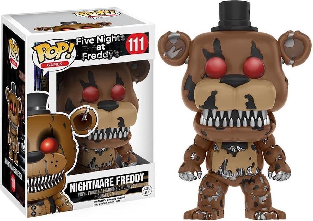 Funko cauchemar freddy pop ! figurine en vinyle - cinq nuits chez Freddy's 9 cm