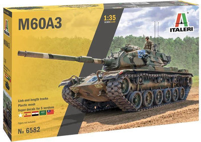 Italeri maquette véhicule militaire - 6582 m60a3 char us plastique - 1:35 - modélisme