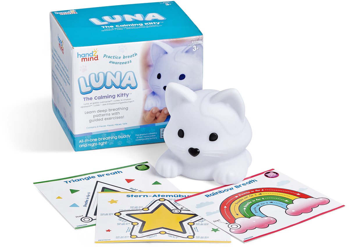 Ressources d'apprentissage Luna le chat apaisant™ - 3+