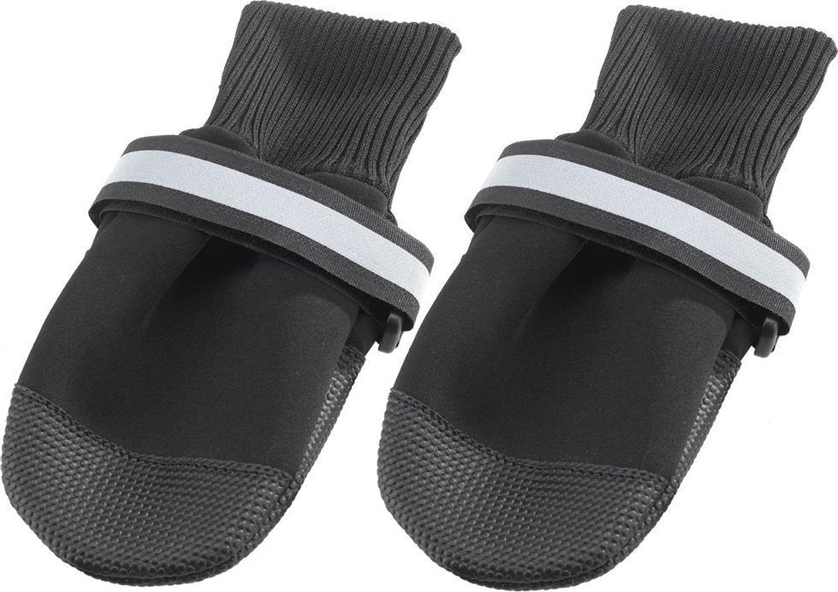 Ferplast chaussures pour chien 7 x 8 cm néoprène noir taille m