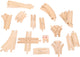 Bigjigs Wooden Rails Expansion Set, 25dlg.