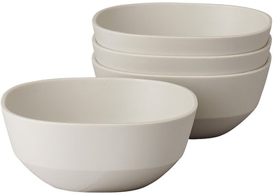 Mepal bol de service silueta - 4x 250 ml - saladier - blanc nordique