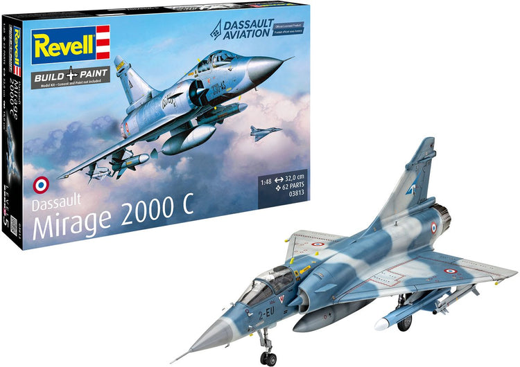 Revell modélisme kit véhicules militaires - 03813 Dassault Mirage 2000c avion plastique - 1:48 - modélisme