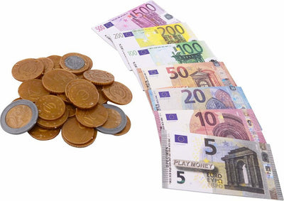 L'euro joue de l'argent sur la carte.