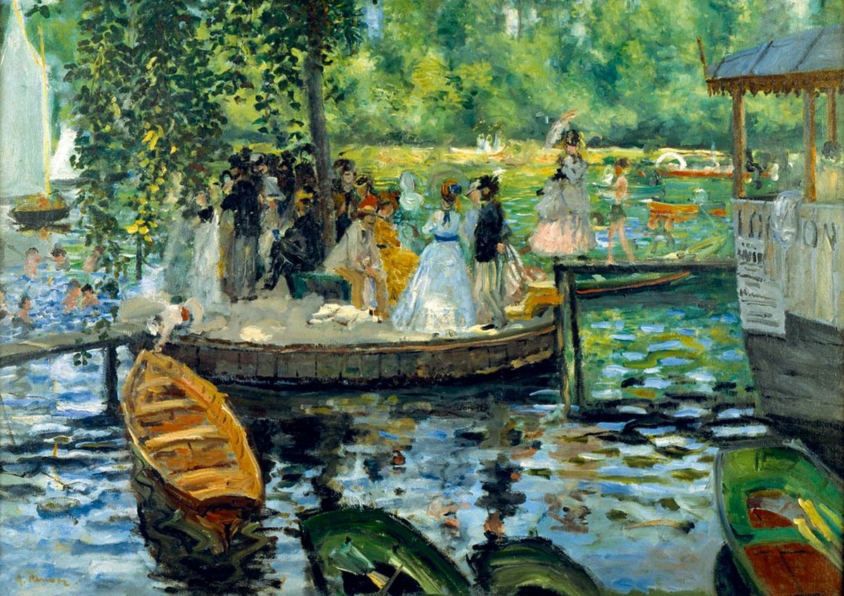 Puzzle Bluebird art puzzle renoir la grenouillère 1000 pièces.