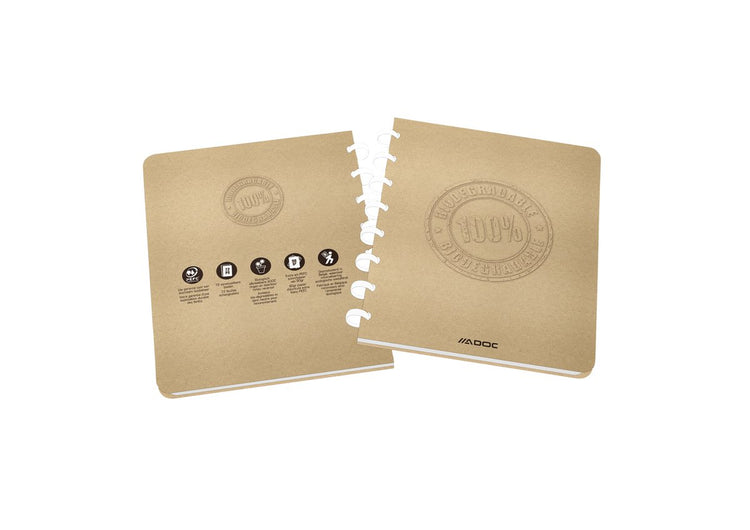 Adoc cahier bio a5 diamant 5x5mm 144page 90gr kraft