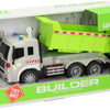 Camion avec camion à basculement avec lumière et son
