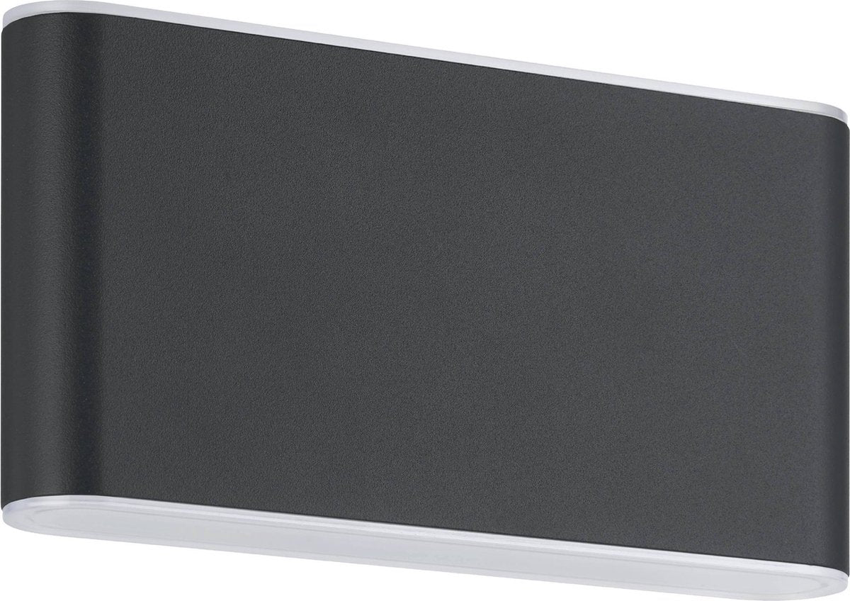 Applique d'extérieur Eglo grutti - LED - 17,5 cm - anthracite - lumière blanche orientable