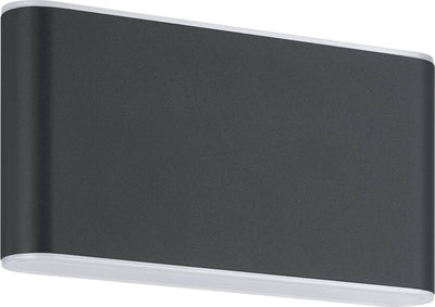 Applique d'extérieur Eglo grutti - LED - 17,5 cm - anthracite - lumière blanche orientable