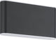 Applique d'extérieur Eglo grutti - LED - 17,5 cm - anthracite - lumière blanche orientable