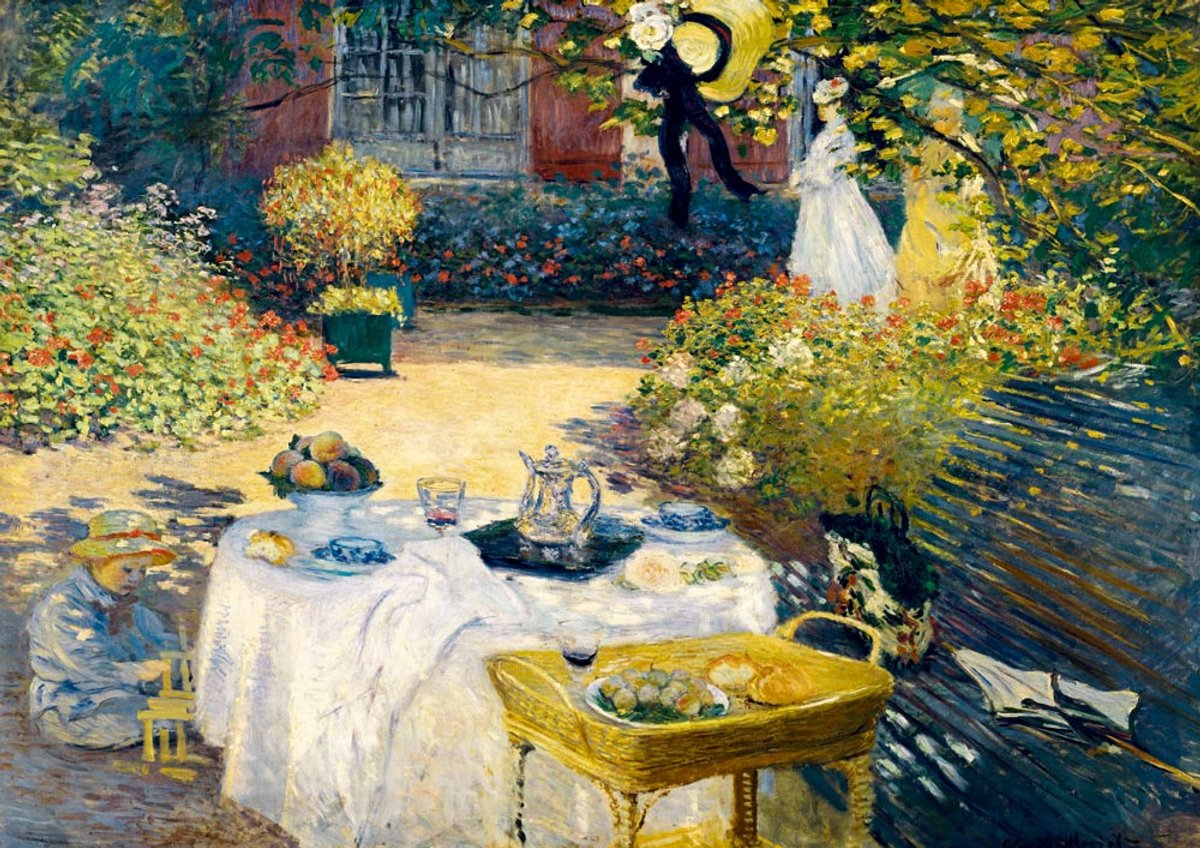 Bluebird puzzle Monet puzzle le déjeuner 1000 pièces d'art.