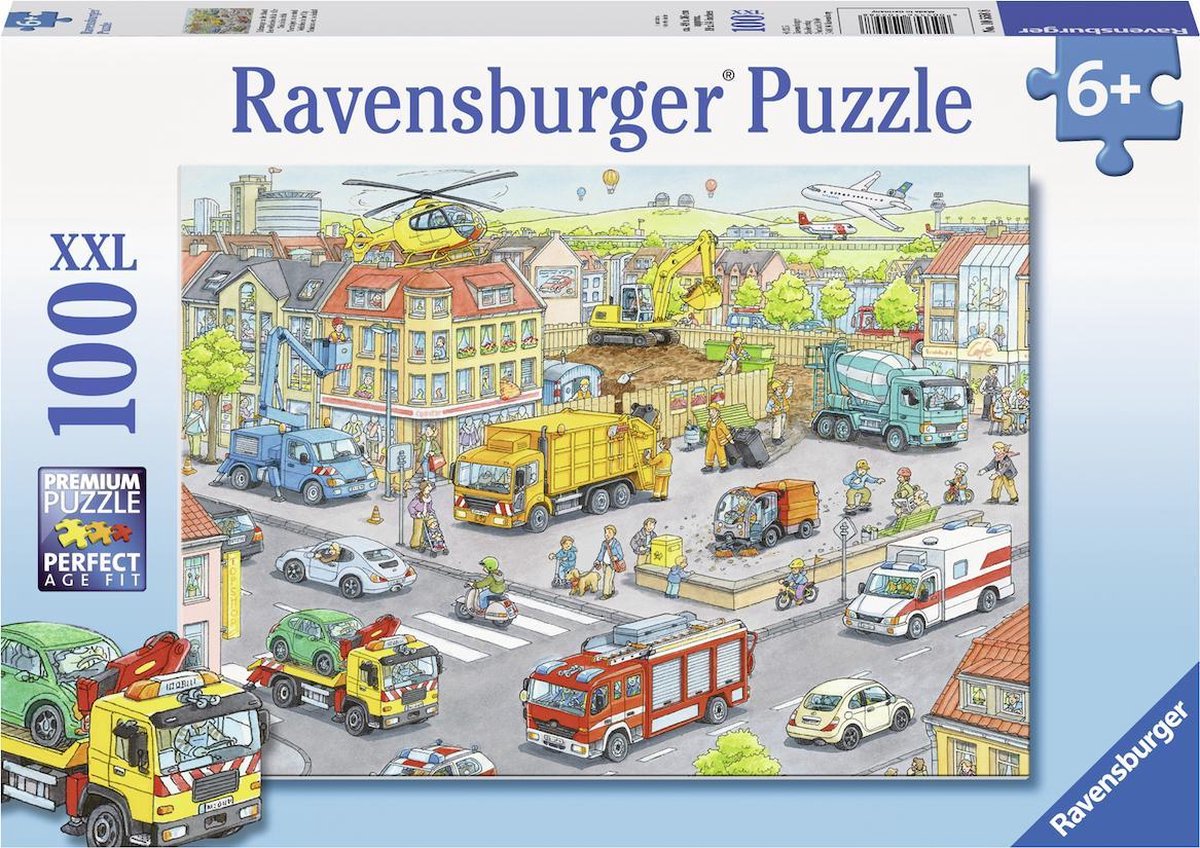 Ravensburger puzzle Véhicules dans la ville - puzzle - 100 pièces