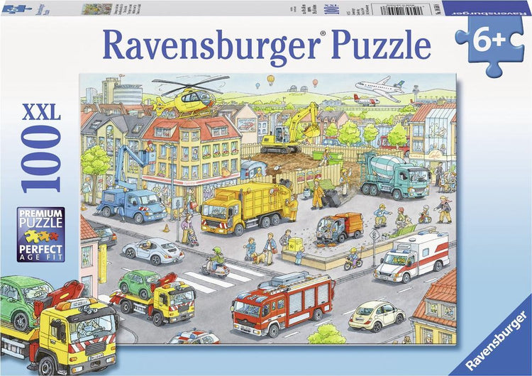 Ravensburger puzzle Véhicules dans la ville - puzzle - 100 pièces